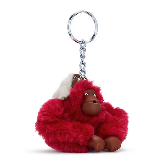 Akcesoria Kipling Mom And Baby Sven Monkey Keychain Czerwone | PL 1264IL